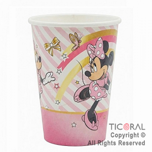 MINNIE VASOS x 8